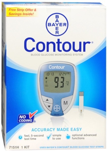 Absurd tolerantie Dekbed Catalog :: Health :: Diabetes Care :: Blood Glucose Monitors :: CONTOUR  Blood Glucose Monitoring System Blue 1 Each